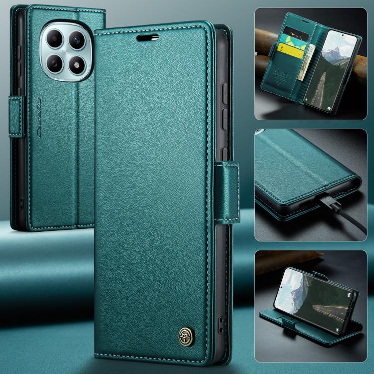 For Redmi Note 15 4G / 5G Global 164mm CaseMe 023 Butterfly Buckle Litchi Texture RFID Anti-theft Leather Phone Case
