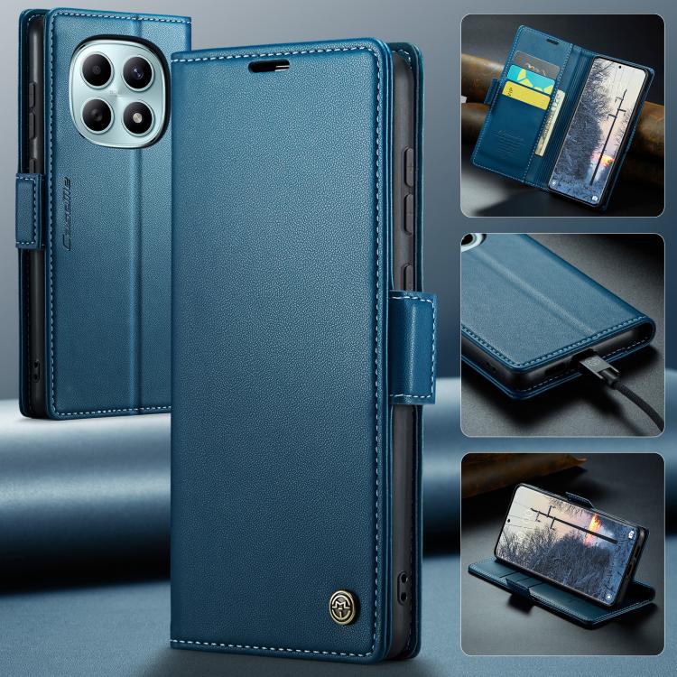 For Redmi Note 15 4G / 5G Global 164mm CaseMe 023 Butterfly Buckle Litchi Texture RFID Anti-theft Leather Phone Case