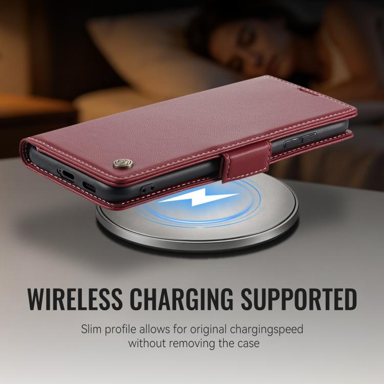 For Xiaomi 17 CaseMe 023 Butterfly Buckle Litchi Texture RFID Anti-theft Leather Phone Case