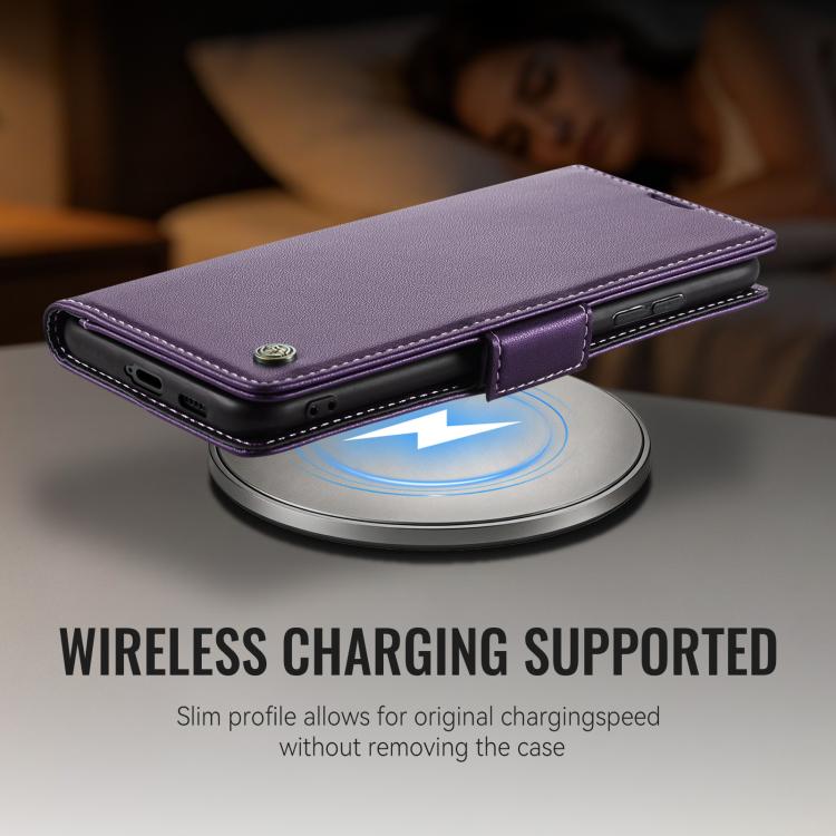 For Xiaomi 17 CaseMe 023 Butterfly Buckle Litchi Texture RFID Anti-theft Leather Phone Case