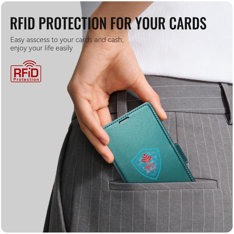 For Xiaomi 17 Ultra CaseMe 023 Butterfly Buckle Litchi Texture RFID Anti-theft Leather Phone Case