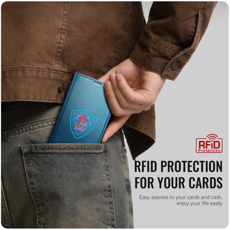 For Xiaomi 17 Ultra CaseMe 023 Butterfly Buckle Litchi Texture RFID Anti-theft Leather Phone Case