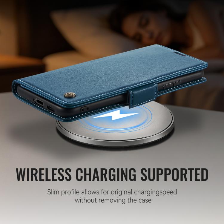 For Xiaomi 17 Ultra CaseMe 023 Butterfly Buckle Litchi Texture RFID Anti-theft Leather Phone Case