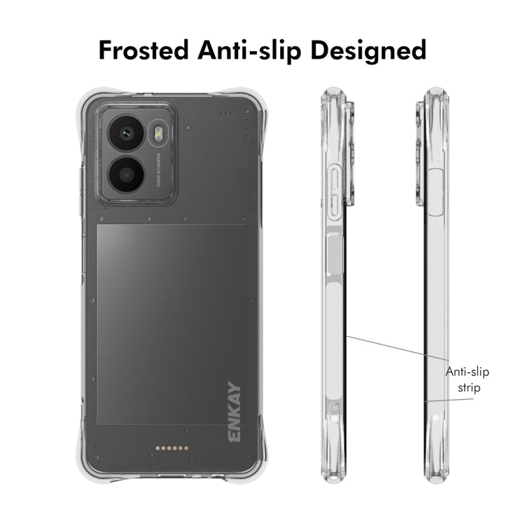 For HMD Fusion ENKAY Hat-Prince Transparent TPU Shockproof Phone Case