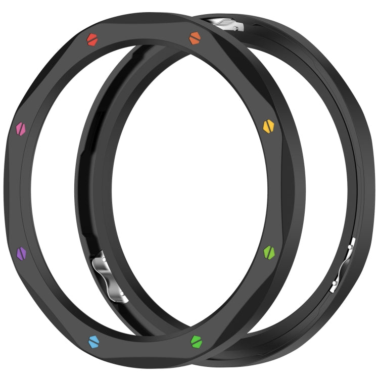 For Xiaomi Watch S4 Tempered Glass Film Hybrid Stainless Steel Watch Protective Ring