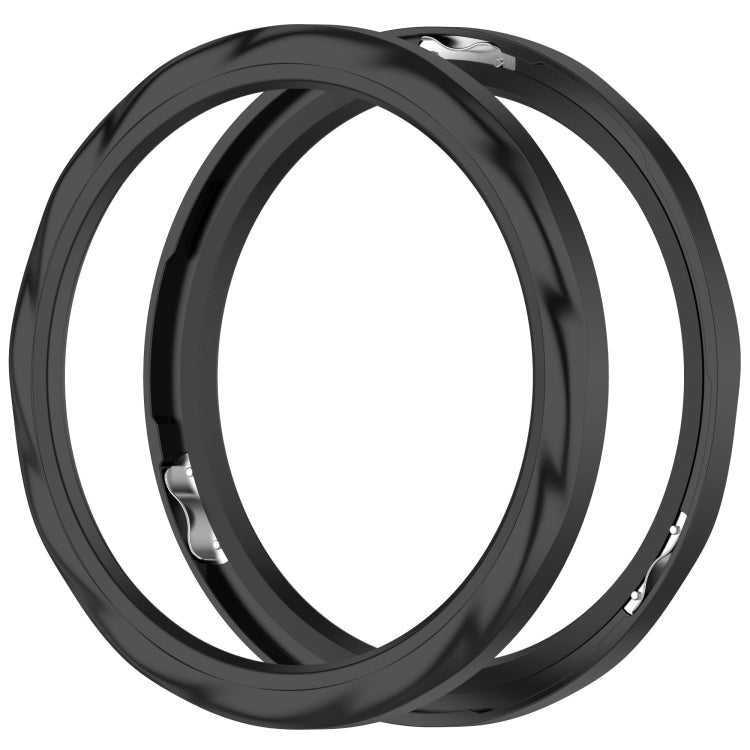 For Xiaomi Watch S4 Tempered Glass Film Hybrid Stainless Steel Watch Protective Ring