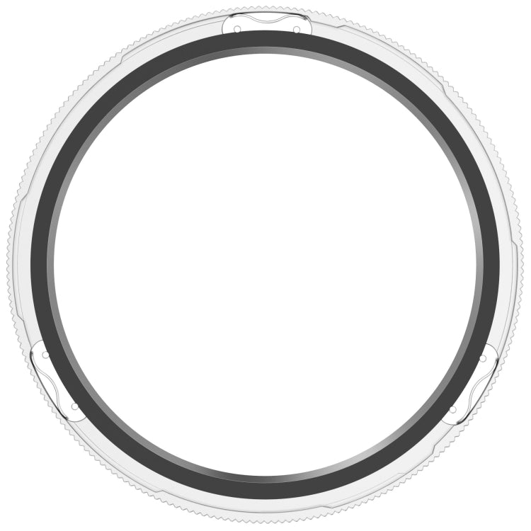 For Xiaomi Watch S4 Tempered Glass Film Hybrid Stainless Steel Watch Protective Ring