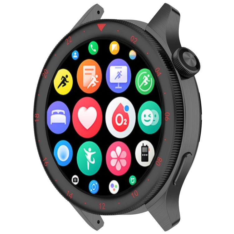 For Xiaomi Watch S4 Tempered Glass Film Hybrid Stainless Steel Watch Protective Ring