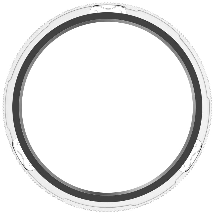 For Xiaomi Watch S4 Tempered Glass Film Hybrid Stainless Steel Watch Protective Ring