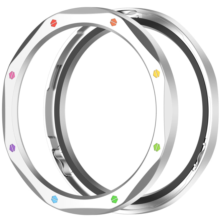 For Xiaomi Watch S4 Tempered Glass Film Hybrid Stainless Steel Watch Protective Ring