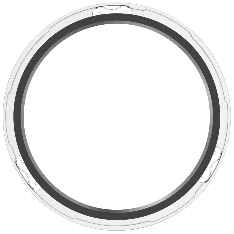 For Xiaomi Watch S4 Tempered Glass Film Hybrid Stainless Steel Watch Protective Ring