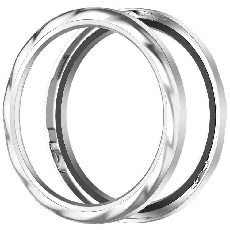 For Xiaomi Watch S4 Tempered Glass Film Hybrid Stainless Steel Watch Protective Ring