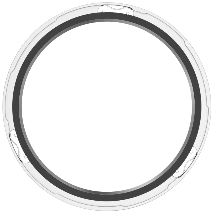 For Xiaomi Watch S4 Tempered Glass Film Hybrid Stainless Steel Watch Protective Ring