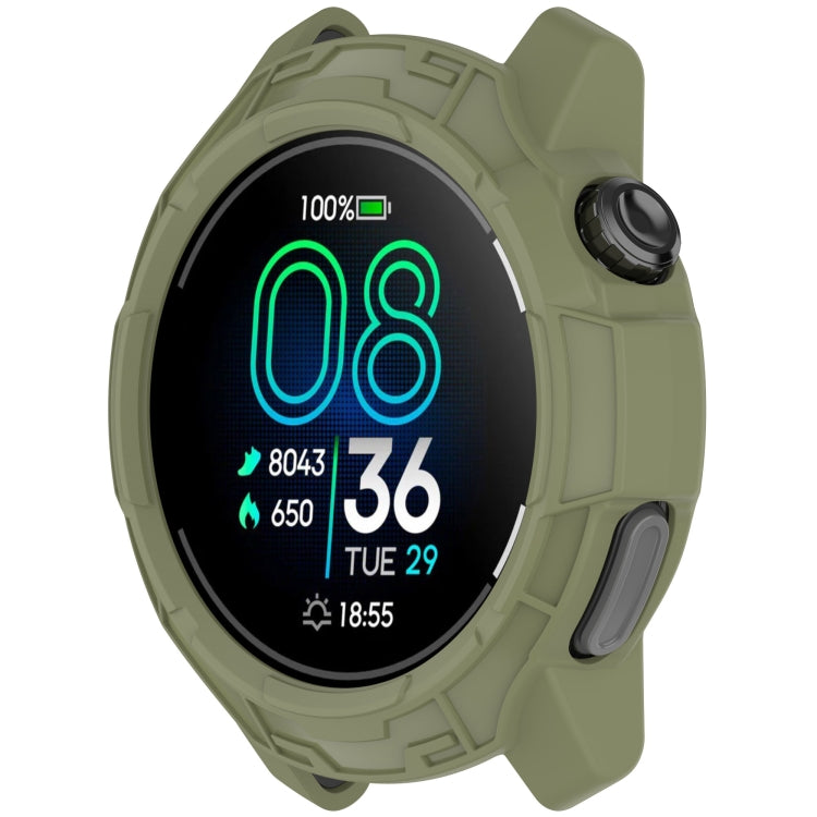 For  COROS Pace Pro Armor Hollow TPU Half Coverage Watch Protective Case