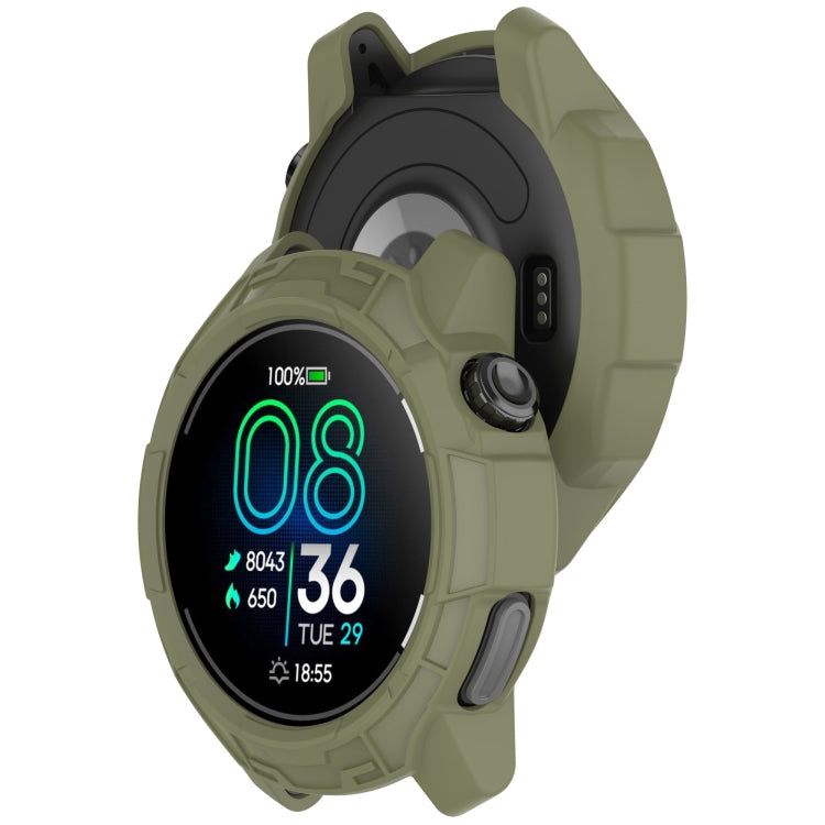 For  COROS Pace Pro Armor Hollow TPU Half Coverage Watch Protective Case