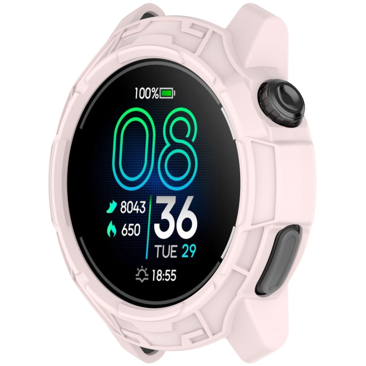 For  COROS Pace Pro Armor Hollow TPU Half Coverage Watch Protective Case