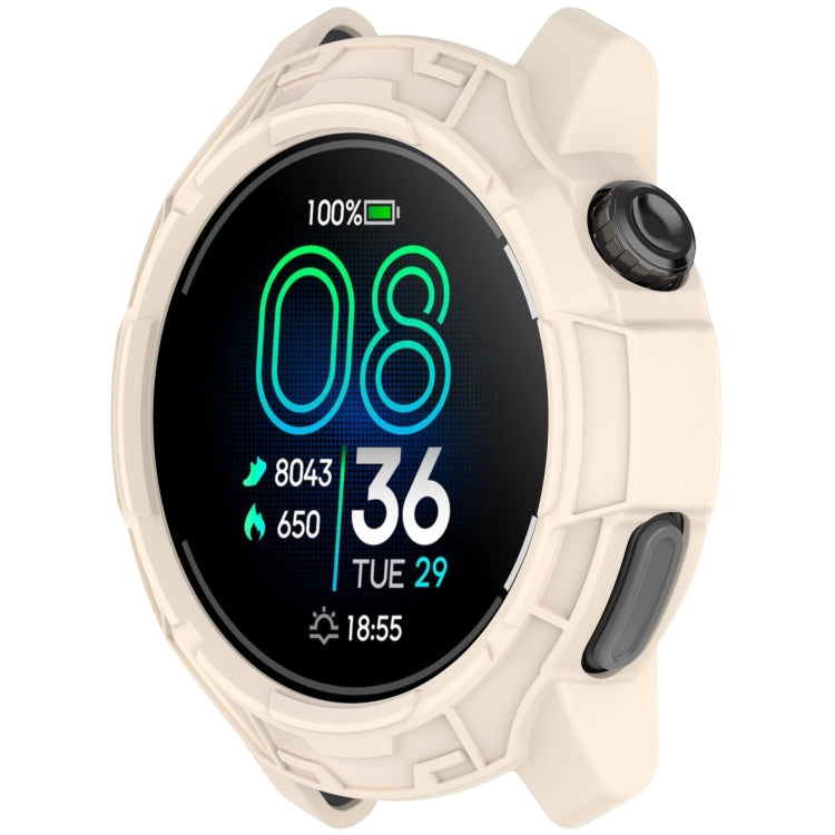For  COROS Pace Pro Armor Hollow TPU Half Coverage Watch Protective Case