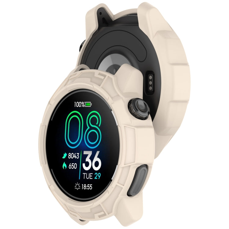 For  COROS Pace Pro Armor Hollow TPU Half Coverage Watch Protective Case