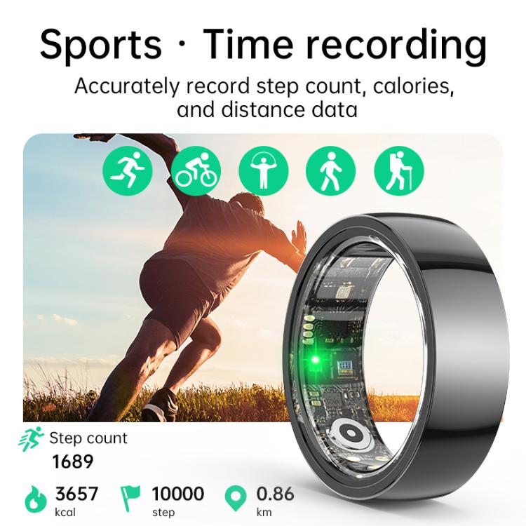 R1000 SIZE 13 Smart Ring, Support Heart Rate / Blood Oxygen / Sleep / Multiple Sports Modes