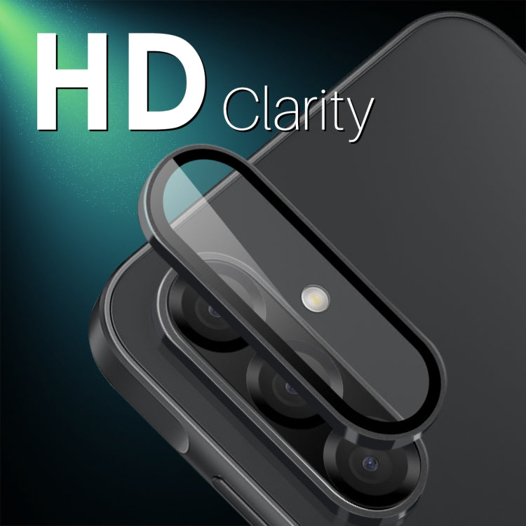 For Samsung Galaxy A26 5G NORTHJO Camera Lens Protector CD Metal Ring Tempered Glass Film