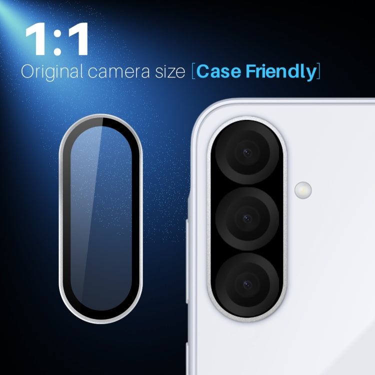 For Samsung Galaxy A26 5G NORTHJO Camera Lens Protector CD Metal Ring Tempered Glass Film
