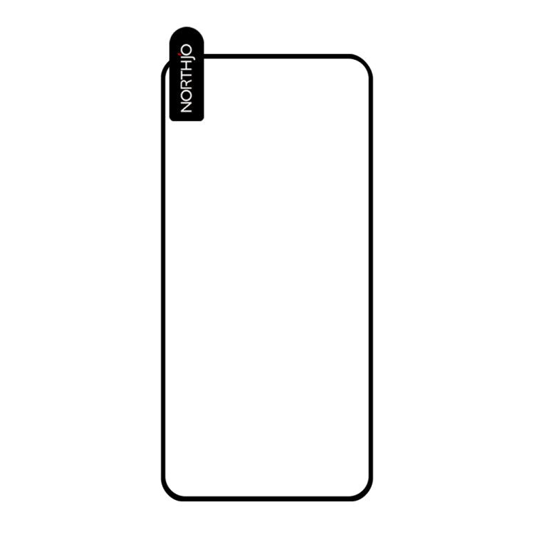 For Samsung Galaxy S22+ 5G NORTHJO A++ Screen Full Glue Silk Printing Tempered Glass Film, Support Fingerprint Unlock