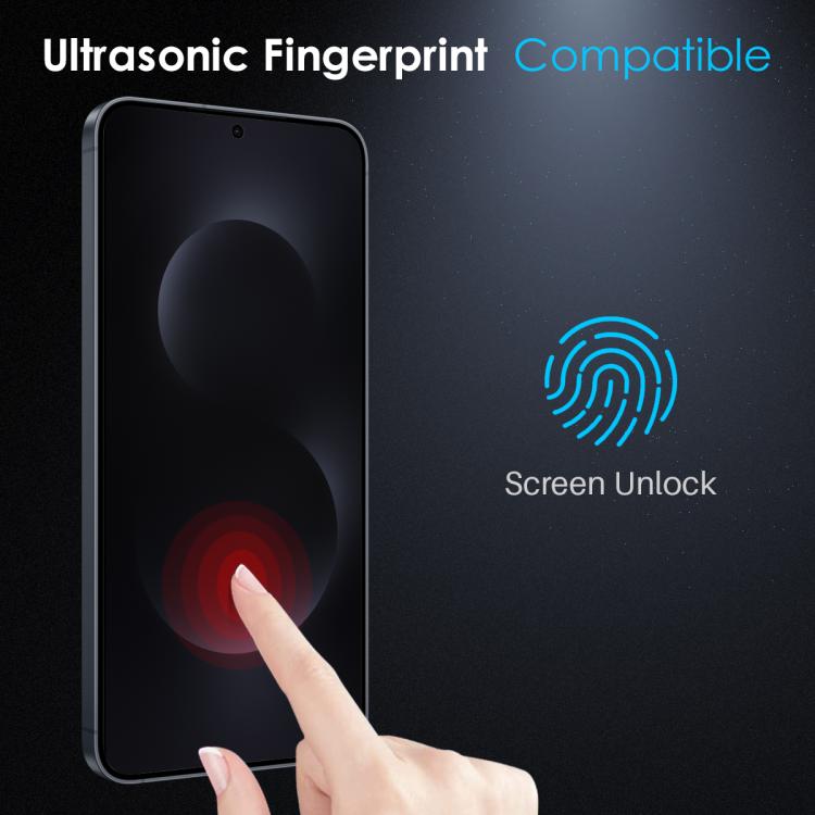 For Samsung Galaxy S26 5G NORTHJO A++ Privacy Screen Protector High Aluminium-Silicon Glass Film, Support Fingerprint Unlock