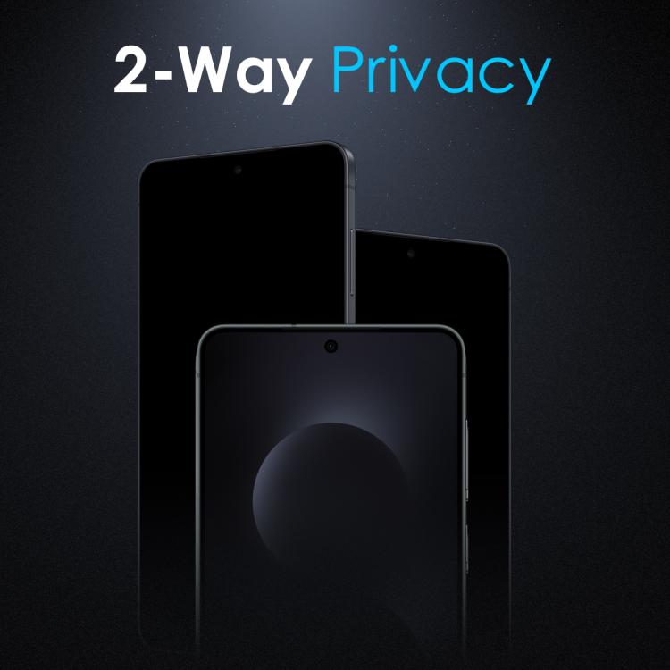 For Samsung Galaxy S26 Ultra 5G NORTHJO A++ Privacy Screen Protector High Aluminium-Silicon Glass Film, Support Fingerprint Unlock