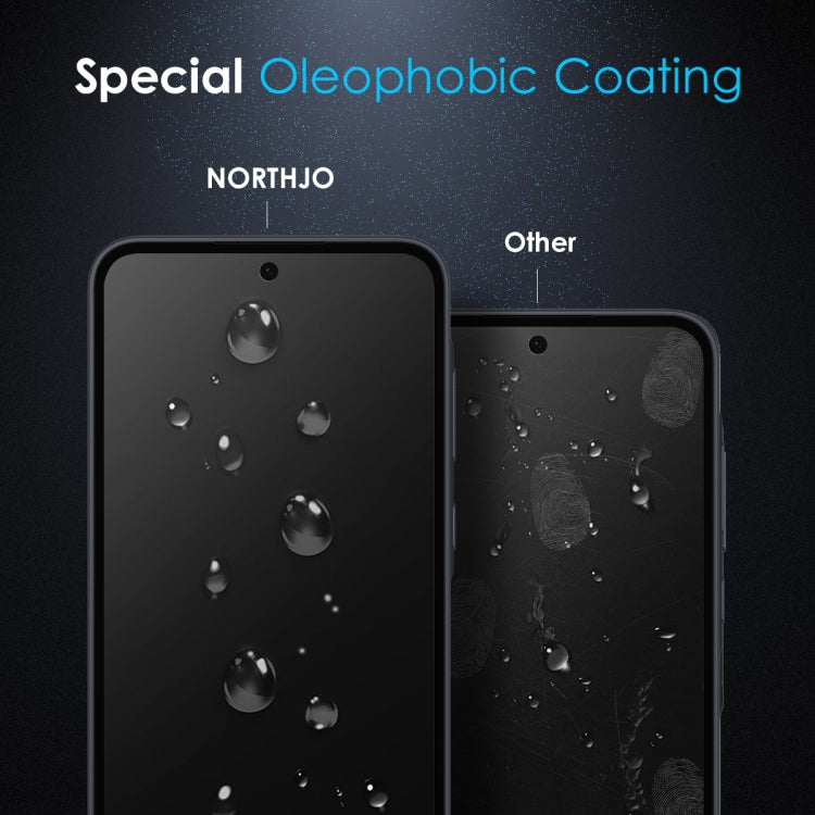 For Samsung Galaxy A55 5G NORTHJO A++ Privacy Screen Protector High Aluminium-Silicon Glass Film