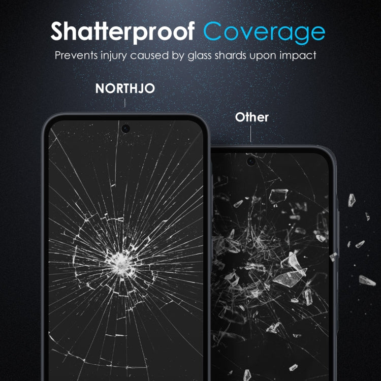 For Samsung Galaxy A55 5G NORTHJO A++ Privacy Screen Protector High Aluminium-Silicon Glass Film