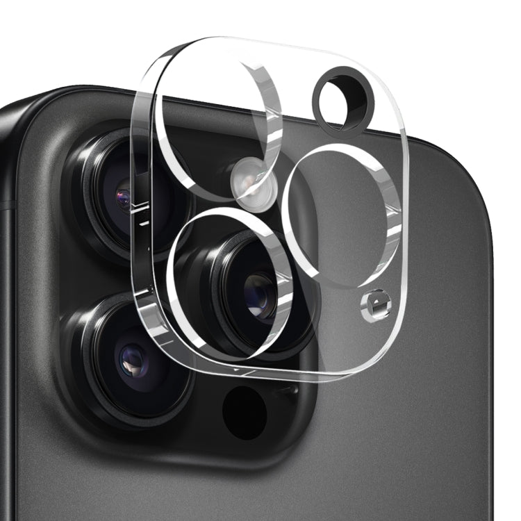 For iPhone 16 Pro Max NORTHJO 4 in 1 TPU Phone Case with Screen Film and Lens Film and Camera Control Button Cover - Clear
