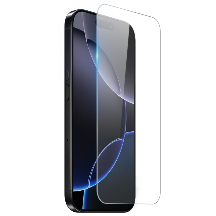For iPhone 16 Pro NORTHJO 4 in 1 TPU Phone Case with Screen Film and Lens Film and Camera Control Button Cover - Clear