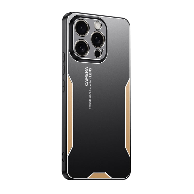 For iPhone 12 Pro Blade Series TPU Hybrid Metal Phone Case