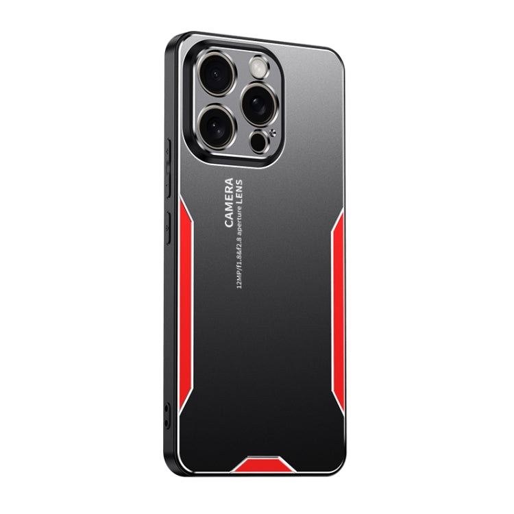 For iPhone 12 Pro Max Blade Series TPU Hybrid Metal Phone Case