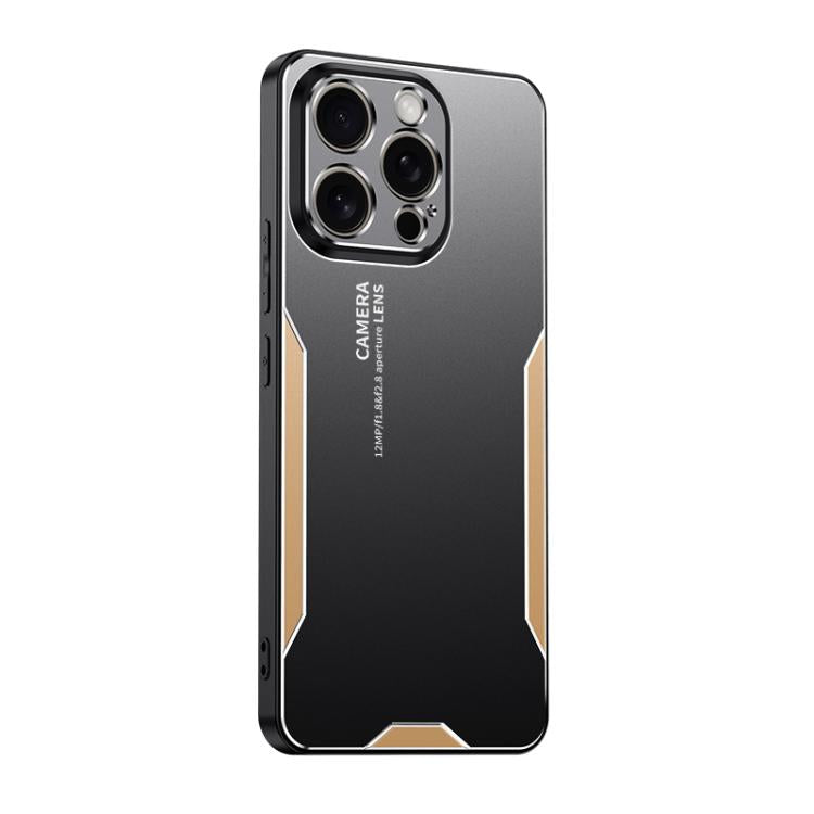 For iPhone 17 Pro Blade Series TPU Hybrid Metal Phone Case