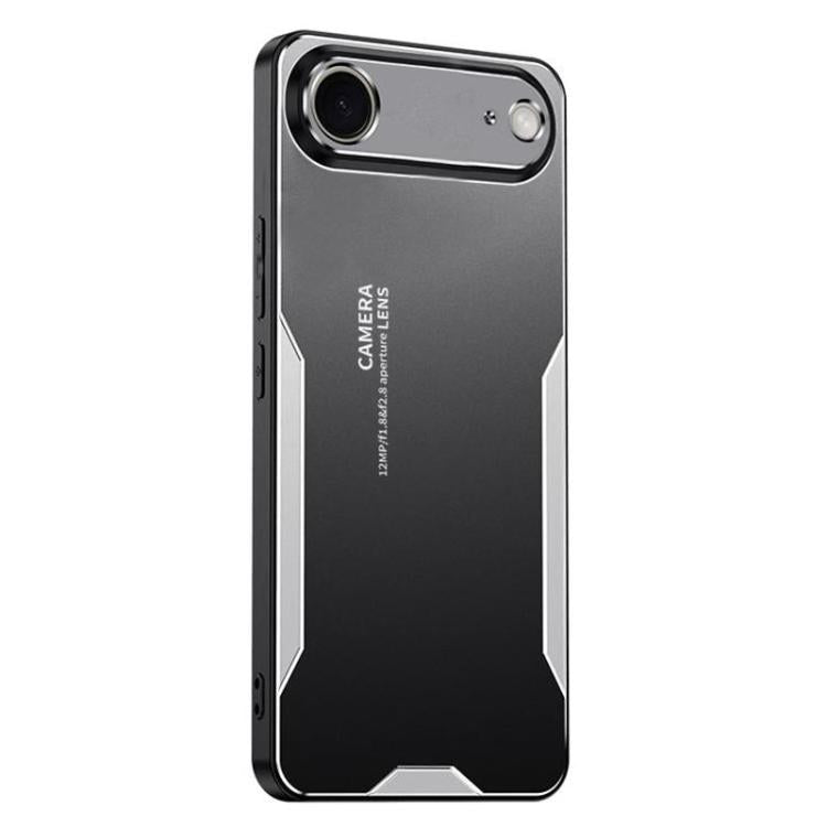 For iPhone Air Blade Series TPU Hybrid Metal Phone Case