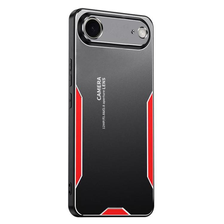 For iPhone Air Blade Series TPU Hybrid Metal Phone Case