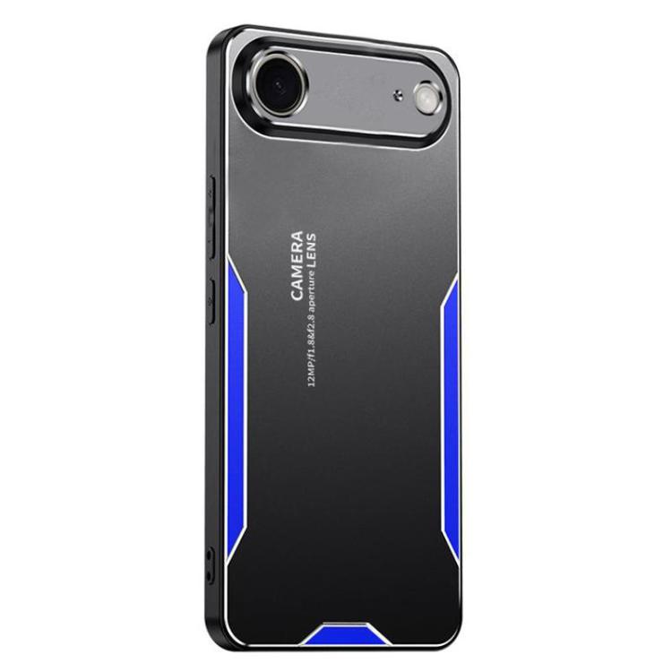 For iPhone Air Blade Series TPU Hybrid Metal Phone Case