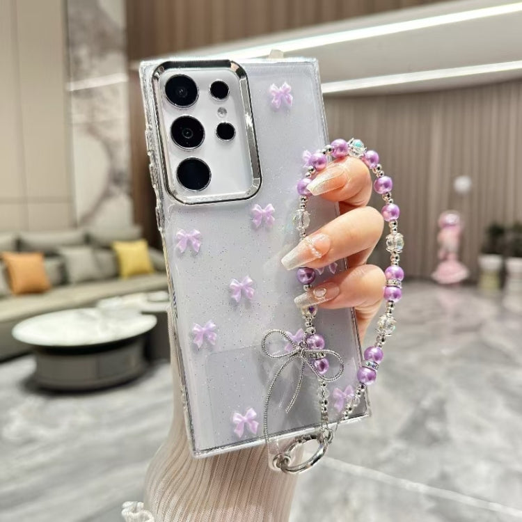 For Samsung Galaxy A35 Little Fresh Bow Bracelet Chain TPU Phone Case