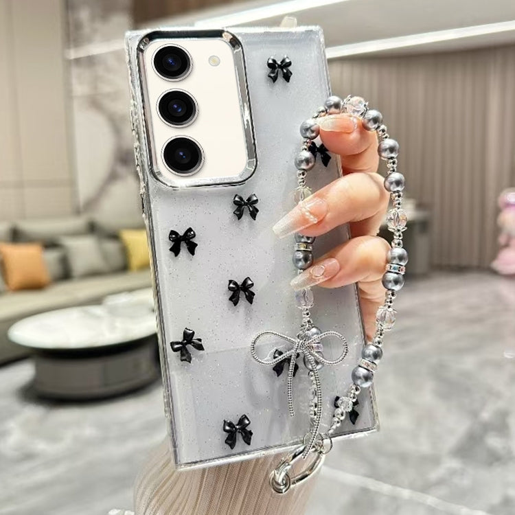 For Samsung Galaxy S23 5G Little Fresh Bow Bracelet Chain TPU Phone Case