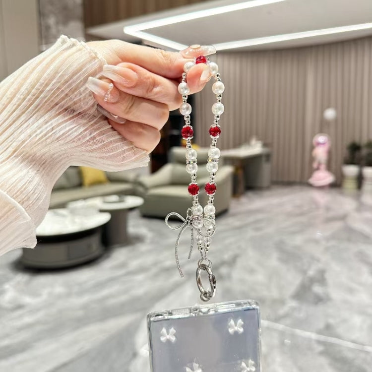 For Samsung Galaxy S23 Ultra 5G Little Fresh Bow Bracelet Chain TPU Phone Case