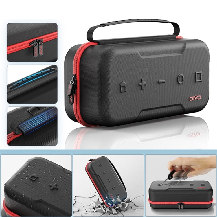 OIVO IV-SW188 Portable EVA Storage Bag for Nintendo Switch Series - Red