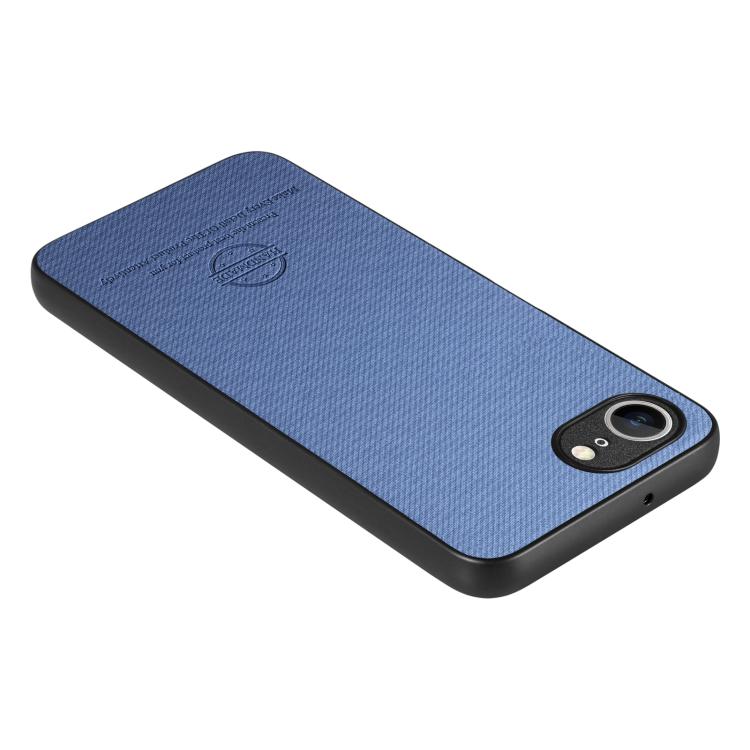 For iPhone 17e / 16e Twill Fabric Leather Skin Back Phone Case