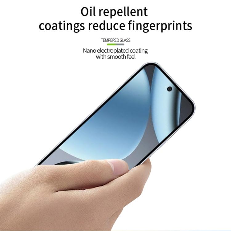 For Google Pixel 10 / 10 Pro MOFI 9H 3D Explosion-proof Curved Screen Tempered Glass Film - Black