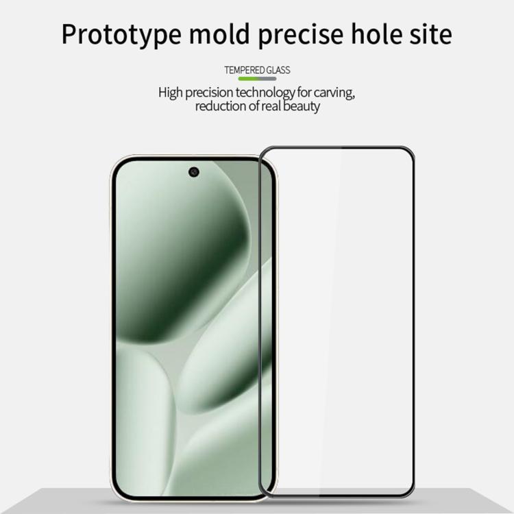 For Google Pixel 10 Pro XL MOFI 9H 3D Explosion-proof Curved Screen Tempered Glass Film - Black