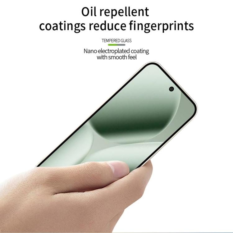 For Google Pixel 10 Pro XL MOFI 9H 3D Explosion-proof Curved Screen Tempered Glass Film - Black