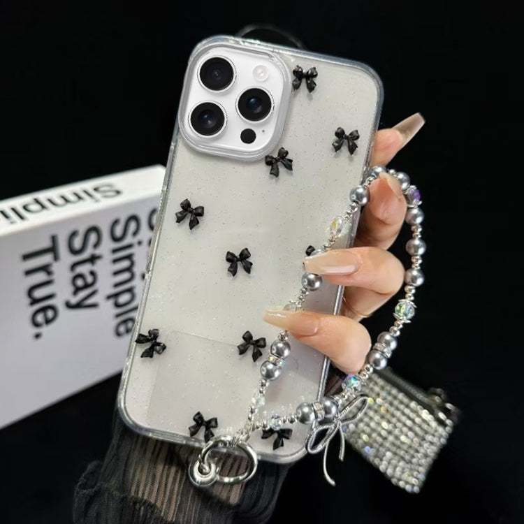 For iPhone 12 Pro Little Fresh Bow Bracelet Chain TPU Phone Case