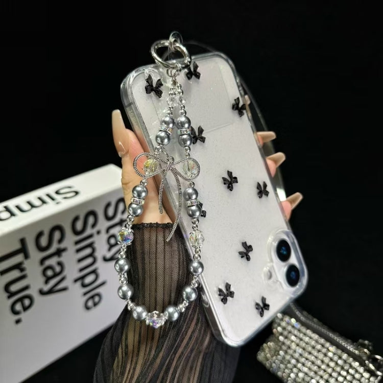 For iPhone  12 Little Fresh Bow Bracelet Chain TPU Phone Case