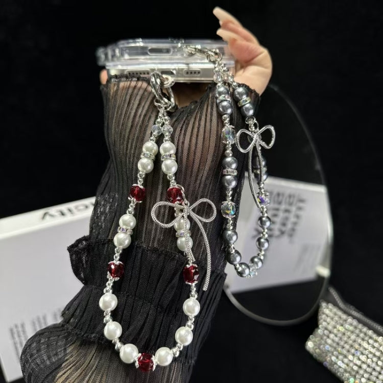 For iPhone  12 Little Fresh Bow Bracelet Chain TPU Phone Case