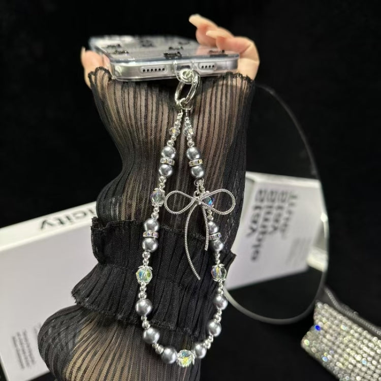 For iPhone  12 Little Fresh Bow Bracelet Chain TPU Phone Case